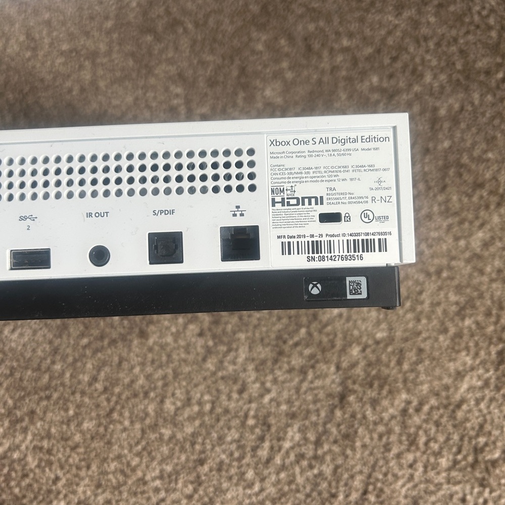 White and Black Networking Hub with Advanced Connectivity